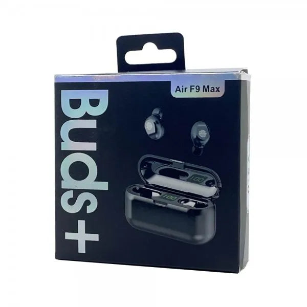 سماعات Air F9 Max بتصميم داخل الأذن مريح وآمن لتجربة استماع ممتدة دون تعب أو انزلاق.