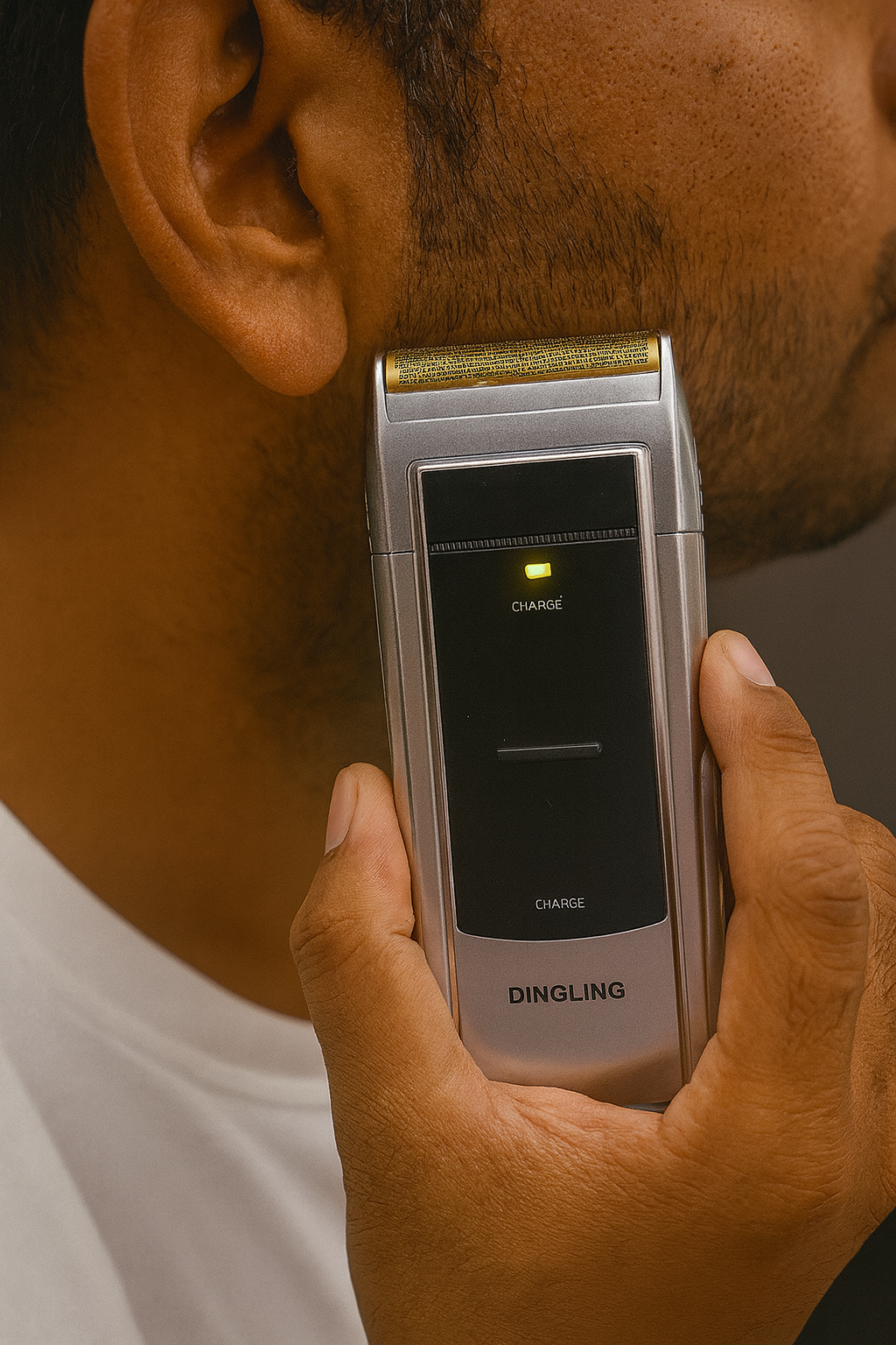 ماكينة حلاقة كهربائية Dingling القابلة للشحن بشفرات فوليو لتجربة حلاقة ناعمة ودقيقة يوميًا، مناسبة للسفر والمنزل.