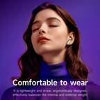 سماعات Hoco EW72 لاسلكية TWS، تصميم أنيق وتجربة استماع بدون تشويش للموسيقى والمكالمات.