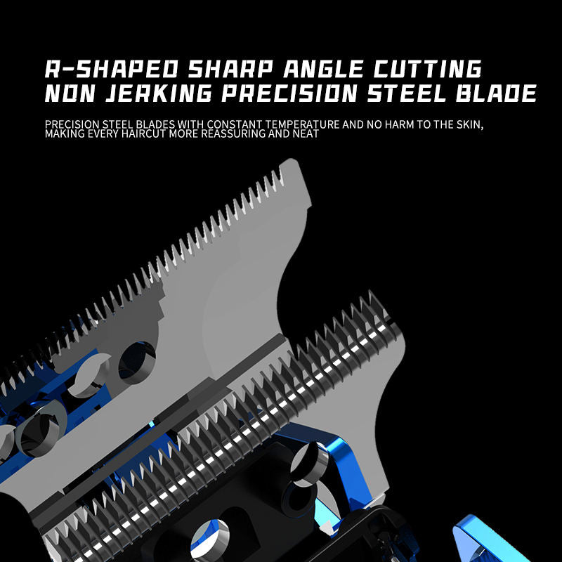 ماكينة Kemei KM-2274 مع محرك قوي وأمشاط متعددة لتحديد الطول، توفر حلاقة ناعمة وسريعة للشعر واللحية بسهولة.