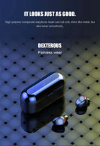 Air F9 Max Buds+ صوت ستيريو واضح وعالي الجودة لمكالمات وموسيقى وألعاب، تجربة لاسلكية سلسة.