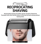 Kemei 4-in-1 مع وضع سرعتين لتشذيب الشعر السميك، تصميم مريح وأداء قوي لتجربة حلاقة سلسة ومريحة.