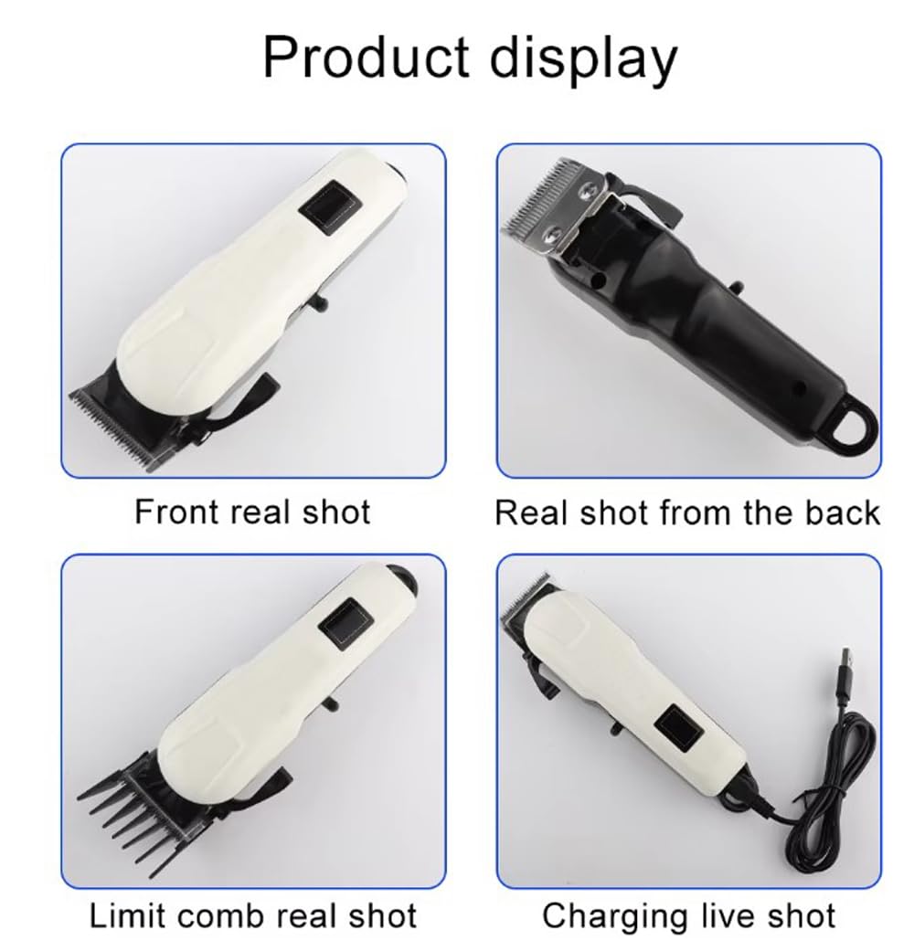 ماكينة حلاقة لاسلكية قوية للرجال مع محرك عالي الأداء يضمن قصًا سلسًا حتى على الشعر الكثيف والسميك.
