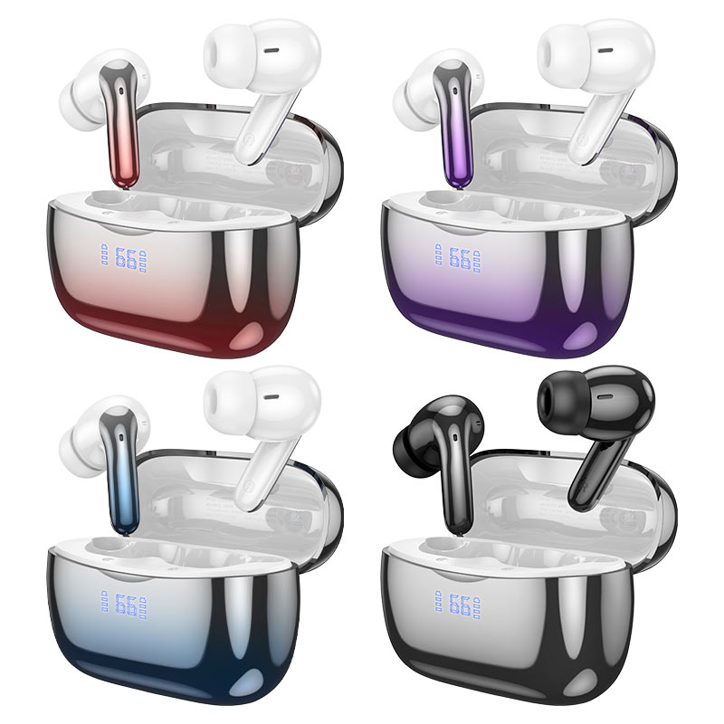 تحكم كامل وسهل مع Hoco Shine EQ16، سماعات True Wireless مريحة وخالية من التعقيد للاستماع اليومي.