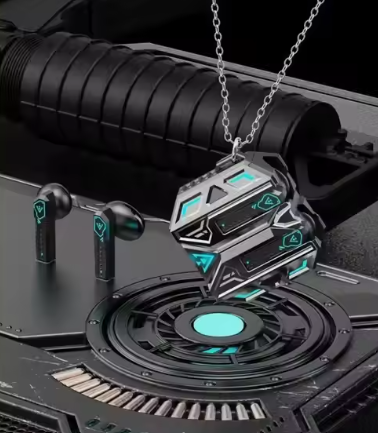 "سماعات جيمينج CYXG TWS لاسلكية مع علبة شحن مضيئة وتصميم داخل الأذن مخصص للألعاب والموسيقى بثبات اتصال عالي"